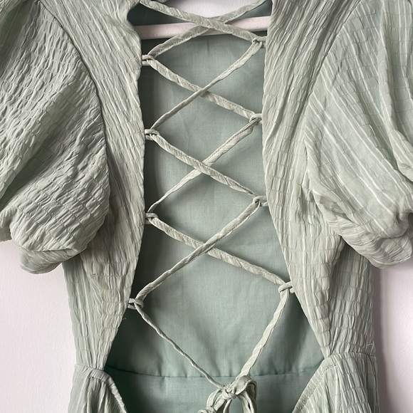 Sage green new dress with tags. - Picture 3 of 4